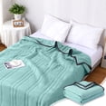 thumbnail image 2 of Home Savings Items!Kyusrd Washed Cotton Summer Quilt Solid Color Air Conditioning Quilt Washable Summer Gift Summer Quilt, 2 of 8