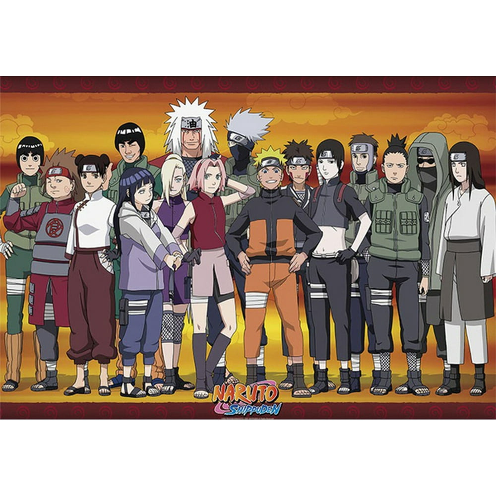 Naruto Shippuden - Manga / Anime TV Show Poster / Print (All Characters