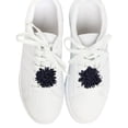 thumbnail image 2 of Unique Bargains 1 Pair Shoelace Charms Flower Shape Fashion Shoe Accessories Navy Blue, 2 of 5