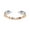 Rose Gold, variant on AFFY Toi Et Moi Ring, Marquise and Round Cut Lab Created Moissanite Engagement Rings for Women in 14K Solid White Gold Size-7