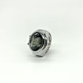 thumbnail image 1 of Reloj de anillo con gemas y flores para ver la hora, reloj de dedo con temperamento retro para mujer, 1 of 4