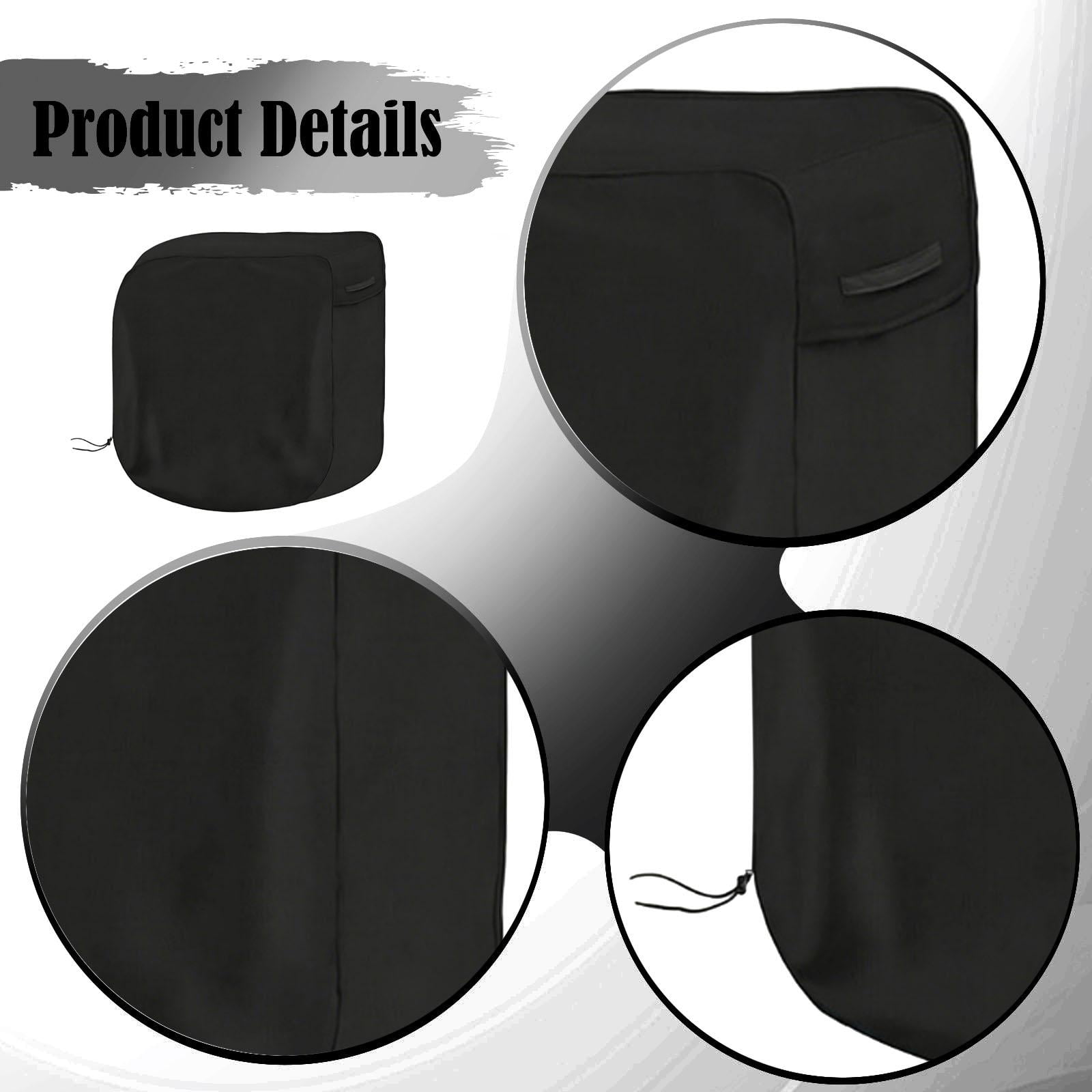 Aymzbd Garden Hose Reel Cover Protect Waterproof Protector for Lawn Yard Outdoor black