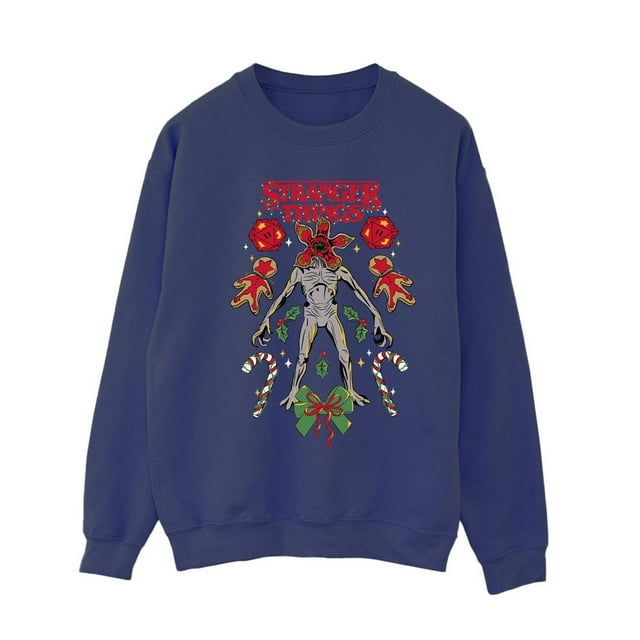 Netflix Chandail pour Femmes Stranger Things Noël Demogorgon
