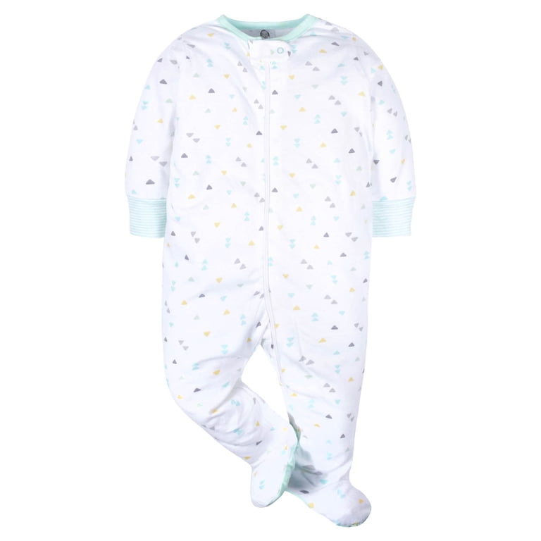 Gerber Baby Sleep 'N Play Footed Pajamas 4-Pack photo 4