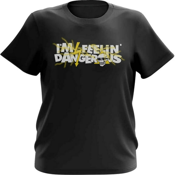 Deegan Shocking Youth Short Sleeve T-Shirt Black/Yellow XL