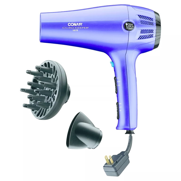 Conair Cord-Keeper 1875 Hair Dryer - Purple Conair Cord-Keeper 2-in-1 Styler main image 2