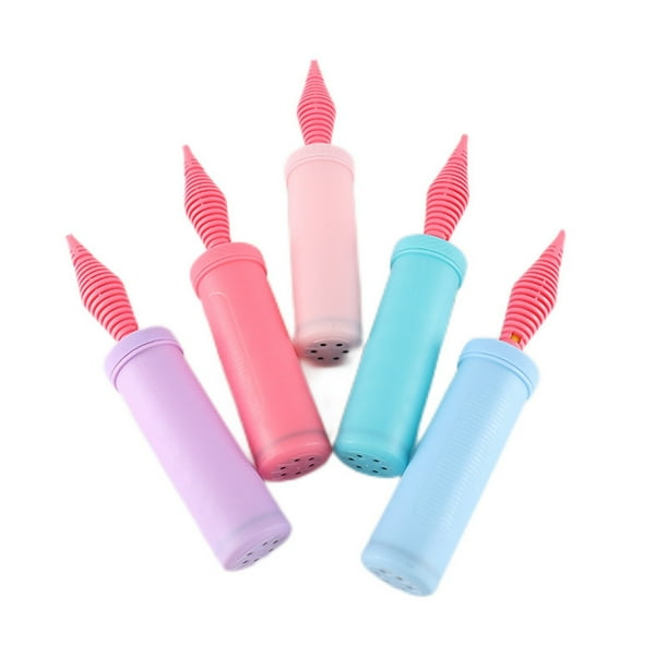 Xihbxyly Inflador Portátil de Mano, Bomba Rápida para Globos, Fácil de Usar para Bodas, Festivales y Fiestas. Material Plástico Duradero. Juguetes Inflables y Pelotas de Fitness. Tamaño: 28 X 5 Cm.