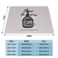thumbnail image 4 of XMXT Throw Blanket, Cartoon Wine Bottle Printing Machine Washable Blankets for Sofa, 60 x 50 inches Gray, 4 of 9
