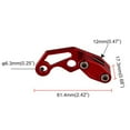 thumbnail image 2 of Motorcycle Bikes Modified Oil Pipeline Brake Line Clamp Protector Aluminum Alloy, 2 of 10