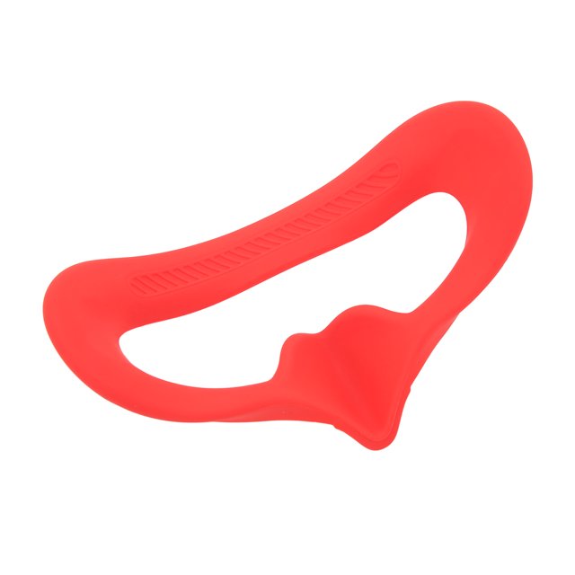 Drone Glasses Eye Pad, Silicone Protective Drone Goggles Face Plate Precise Opening For Replacement Black,Red,Grey