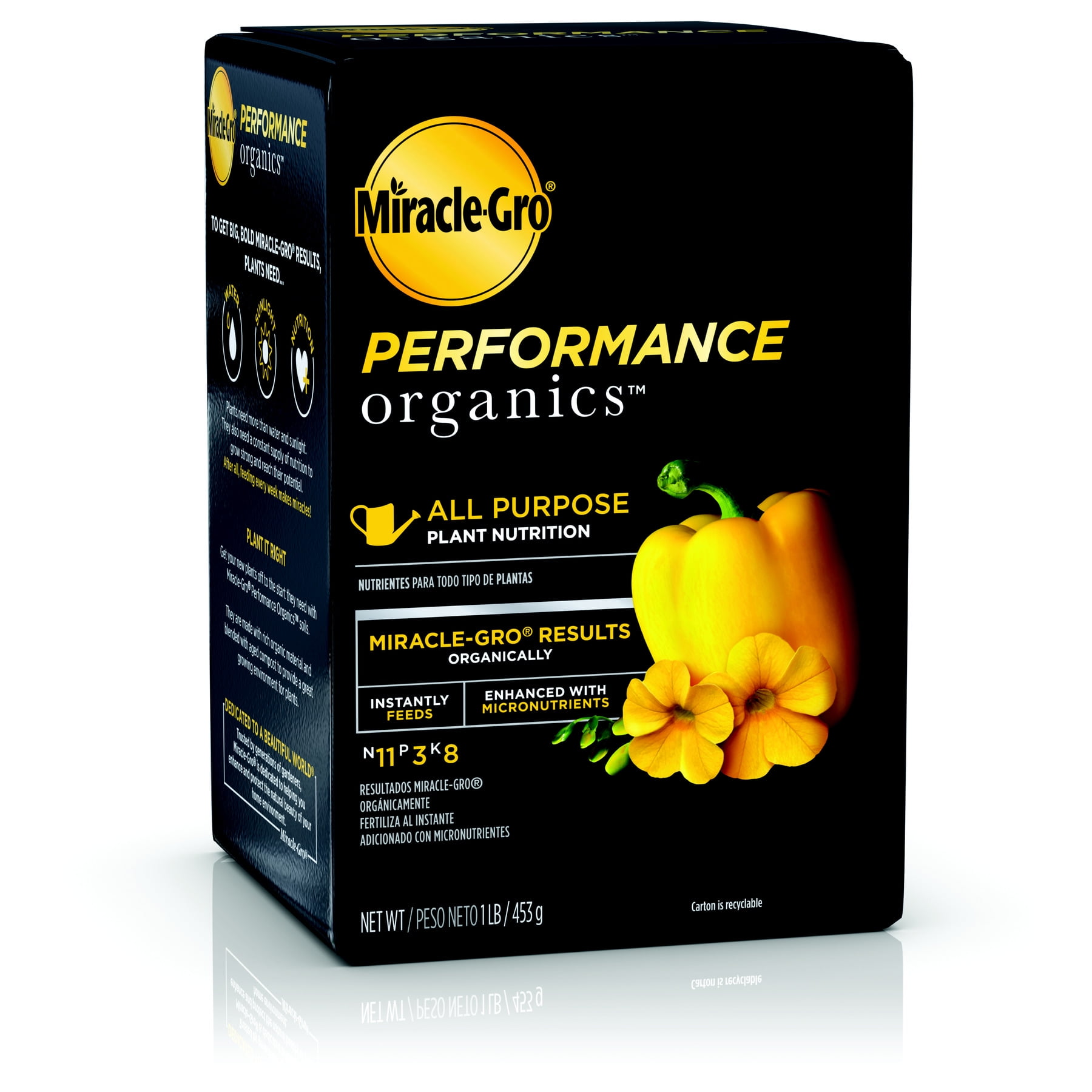 2.5 Lbs Miracle-Gro 3005510 Performance Organics Edibles Plant Food 