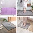 thumbnail image 5 of Green Memory Foam Bath Mat Rugs Non Slip Absorbent Bathroom Rug Carpet Super Water Absorption Bathroom Carpet Machine Washable Quick Dry Non-Slip Thick Bath Mat 17" X 24" Green, 5 of 5