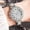 SilverSL, variant on PPgejGEK Women's Silver Rhinestone Watch - Stainless Steel Bracelet Quartz Wristwatch with Crystal Dial, Elegant Fashion Timepiece for Party Holiday Gift