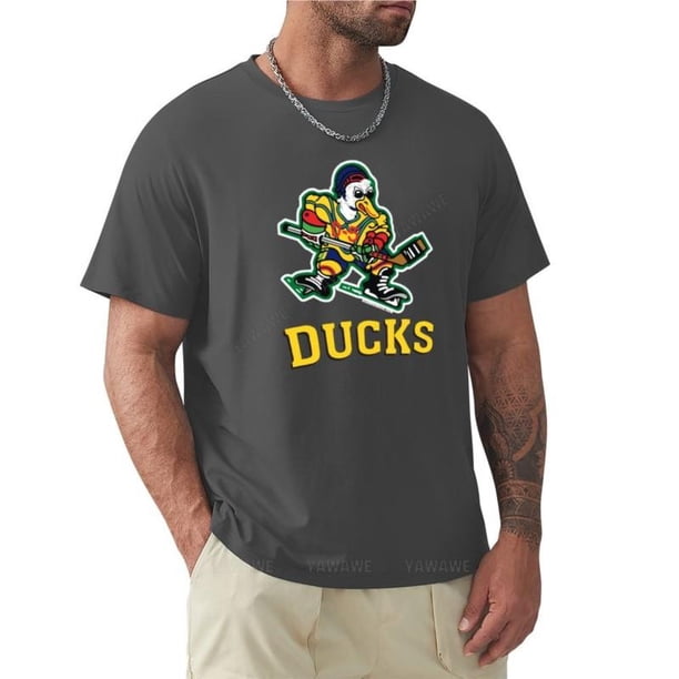 Camiseta de cuello redondo para hombre ropa kawaii de D-5 de gran tamaño de algodón