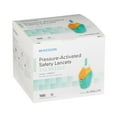 thumbnail image 5 of McKesson Safety Lancets for Diabetes Testing - Sterile, Pressure-Activated 21G, 100 Count, 20 Packs, 2000 Total, 5 of 10
