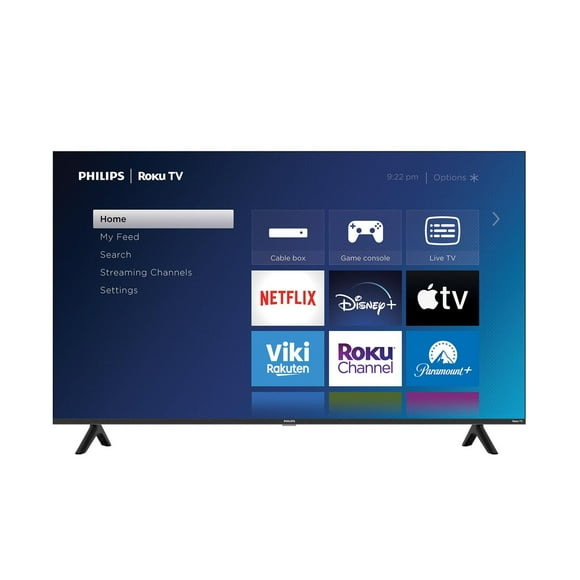 55" Philips, Roku TV 4K Ultra HD, 2160p, HDR10, 120PMR