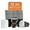 Black / Halloween / 400 Count, variant on Restpresso 12 oz Happy Birthday Paper Single Wall Coffee Cup - with White Lid - 3 1/2" x 3 1/2" x 4 3/4" - 400 count box