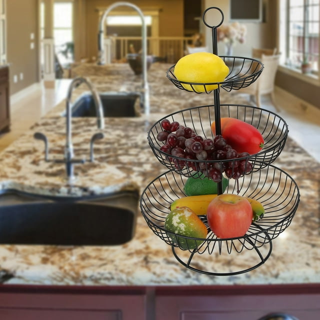 AMONIDA Plateau à Fruits, Assiette à Fruits, Durable pour Cuisine Maison