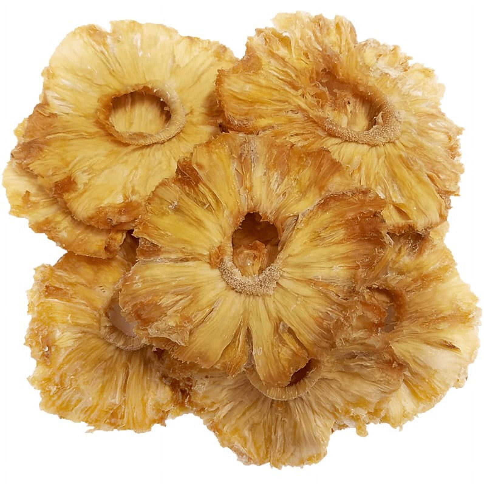 Organic Dried Pineapple Rings, 5 Pounds — Non-GMO, Kosher, Vegan — by Food to Live