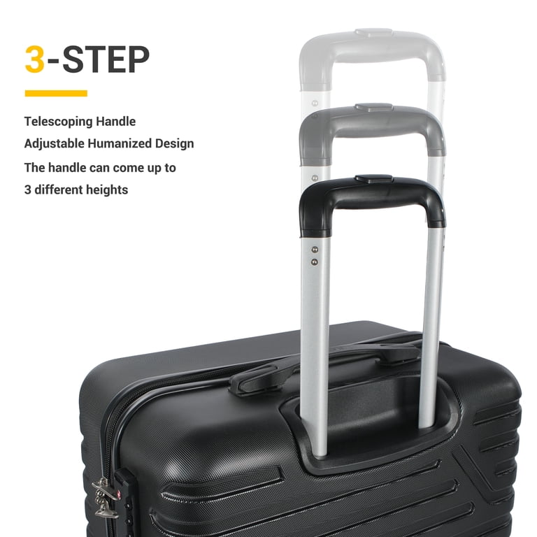 Travelhouse 5 Piece Hardside Luggage Set Hardshell Expandable