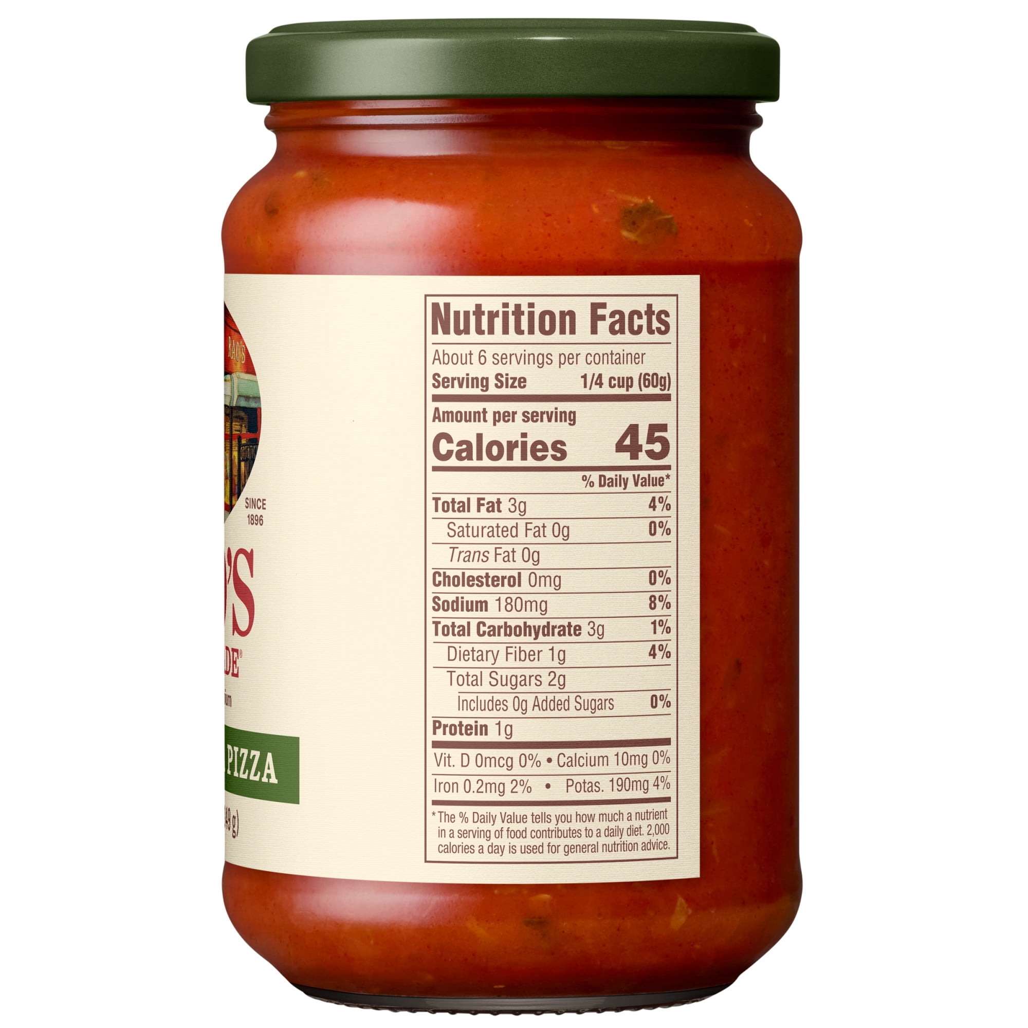 (2 pack) Rao's Homemade Margherita Pizza Sauce Made with Italian Tomatoes, 12.3 oz
