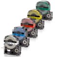 thumbnail image 1 of Absonic Paquete De 5 Cintas De Etiquetas Compatibles De Repuesto Para Lk-5Wbn Lc-5Wbn9 Lk-5Lbp Lk-5Rbp Lk-5Ybw Lk-5Gbp Cinta De Etiquetas De 18 Mm Para Labelworks Lw-500 Lw-600P Lw-700 Lw-900P Lw-1000, 1 of 1