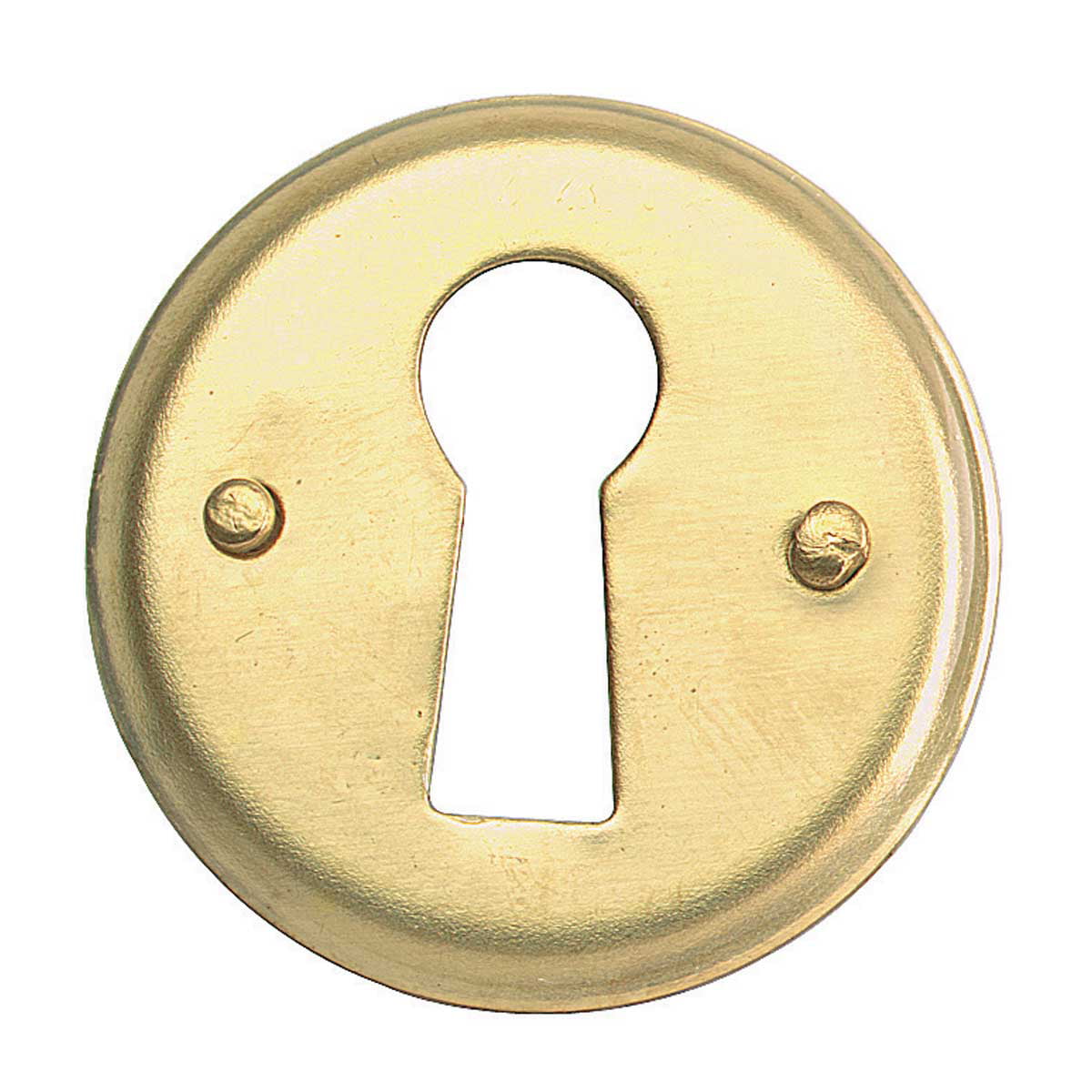 Lock Escutcheon Brass Key Hole Cover Box Chest Drawer Hardware 
