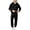 Black_Gvtc, variant on Gvtxlev Boys Tracksuits 2026 Long Sleeve Fleece Hoodies with Kangaroo Pocket Casual 2 Piece Jogger Set Solid Color Sizes 2-14 Years