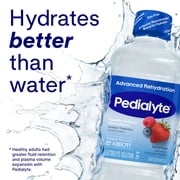 Pedialyte Advanced Rehydration Electrolyte Drink, Berry Frost, 1 Liter