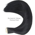 thumbnail image 5 of GFDYREE Extensions de Cheveux à Ruban WENNALIFE pour Femmes, 20 Pcs 50g 24 Pouces Ruban Noir Jais dans Extensions de Cheveux Cheveux Humains Rallonge Cheveux Humains Lisses Extensions de Cheveux Invisibles Vrais Cheveux Humains, 5 of 5