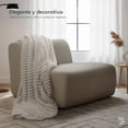 thumbnail image 2 of Cobija Frazada Afelpada Dreamlab Flannel de Rayas Ultra Suave | Blanket Cobertor Polar Invierno para Cama o Manta para Sofa | Frazada Calientita, Hipoalergénica | Colcha Beige, 2 of 7