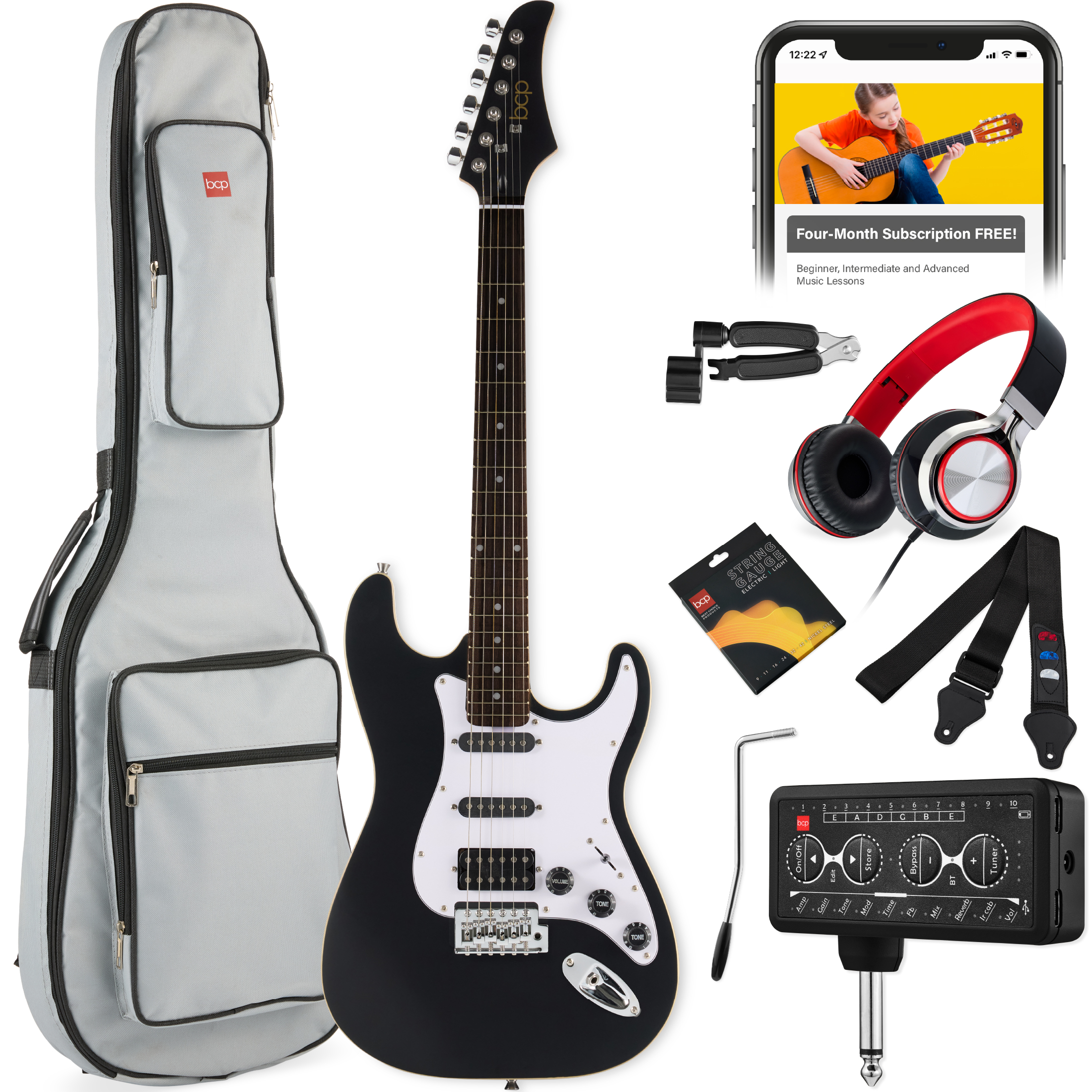 Best Choice Products Beginner Electric Guitar Kit HSS