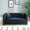 Black, variant on Contemporary Vertical Channel Tufted Velvet Sofa Loveseat Modern Upholstered 2 Seater Couch for Living Room Apartment with 2 Pillows (Black)