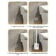 thumbnail image 4 of Cepillo de inodoro con cerdas de plástico, kit de limpieza para baño, cepillo limpiador de inodoro moderno, mango largo, cerdas para herramientas de limpieza de baño, cepillo de plástico para inodoro., 4 of 6