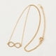 thumbnail image 3 of Collar Dije Infinito Para Dama De Oro Laminado 14k dorado Unitalla, 3 of 8