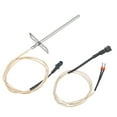 thumbnail image 1 of LEFU Premium Stainless Steel Temperature Sensor for Pellet Grill 60cm Long PT100 Probe Accurate Monitoring -30~450℃ Range Easy Install BBQ Accessory, 1 of 9
