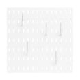 thumbnail image 1 of Weiweiguan 1 Set of Plastic Hole Board Storage Rack Kitchen Bathroom Wall Rack (White), 1 of 7