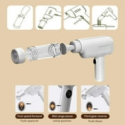 Electric Pasta Makers Handheld Automatic Homemade Ramen Maker Machine with 6 Adjustable Noodle Style(White)
