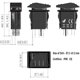 thumbnail image 2 of Interruptor basculante de bocina KAIYANG 12 V-24 V 3 pines LED azul, 2 of 5
