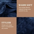 thumbnail image 5 of GARVEE Heated Electric Blanket King Size 100"×90",Reversible Flannel Heating Blankets with Dual Control,5 Heat Settings and 10 Hours Auto Shut Off,Navy Blue, 5 of 8