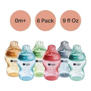 Tommee Tippee Natural Start Baby Bottles, 9 oz, 6-Pack