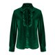 thumbnail image 3 of Uootdi Plus Size Sequin Tops for Women Sparkly Glitter Bow Crewneck Long Sleeve Shirts Evening Party Night Top Going Out Pullover Gift, 3 of 6