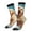 2 Black-1, variant on Cute Angel Winged Dog Crew Socks for Men & Women, Breathable Casual Athletic Ankle Socks