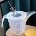 thumbnail image 3 of Glass&Bottle Cup and Bottle Measuring Pitcher Pour Cup with Cover – Transparent Mixing Cup for Kitchen Baking Landscaping Watering and Precise Measurement, 3 of 5