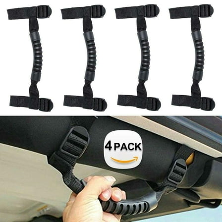 For Jeep Wrangler 4 Pcs Grab handle grips Grab bar grab handles Hand Hold