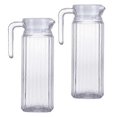 thumbnail image 2 of X Acrylic Water Jug Juice Jug Beverage Dispenser Glass Jug, 2 of 5