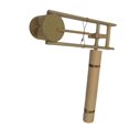thumbnail image 4 of Siruishop Bamboo Hand Rattle Educational with Long Handle Early Instrument, 4 of 8