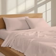 thumbnail image 6 of Color Sense 100% Cotton King  Blush Flannel Sheet Set, Double Brushed and Extra Warm 4-Piece Set, 6 of 9