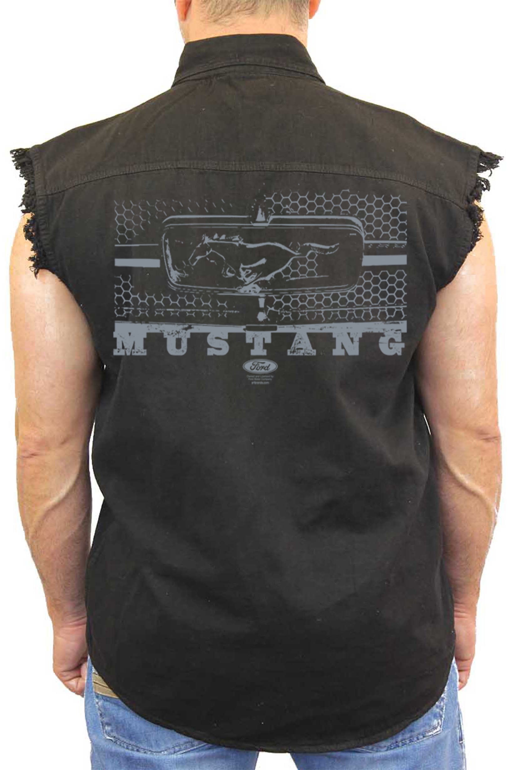mustang denim shirt