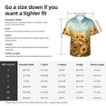 thumbnail image 5 of Sigee Sunflower Field Bliss for Men’s Casual Beach Summer Shirts Funky Hawaiian Shirt for Men Hawaiian Shirts,Large, 5 of 7